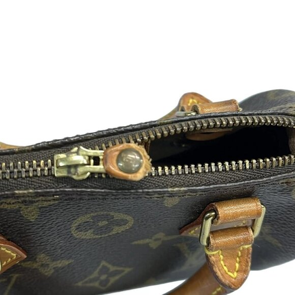 LOUIS VUITTON Mini Speedy M41534 Monogram - TH0936 Handbag Monogram Canvas - Picture 10 of 12